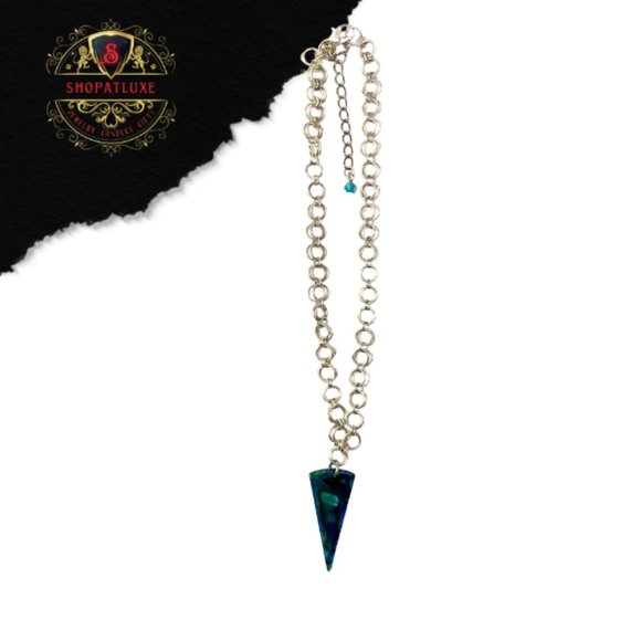 Sterling Silver Triangle Bracelet - Picture 4 of 4